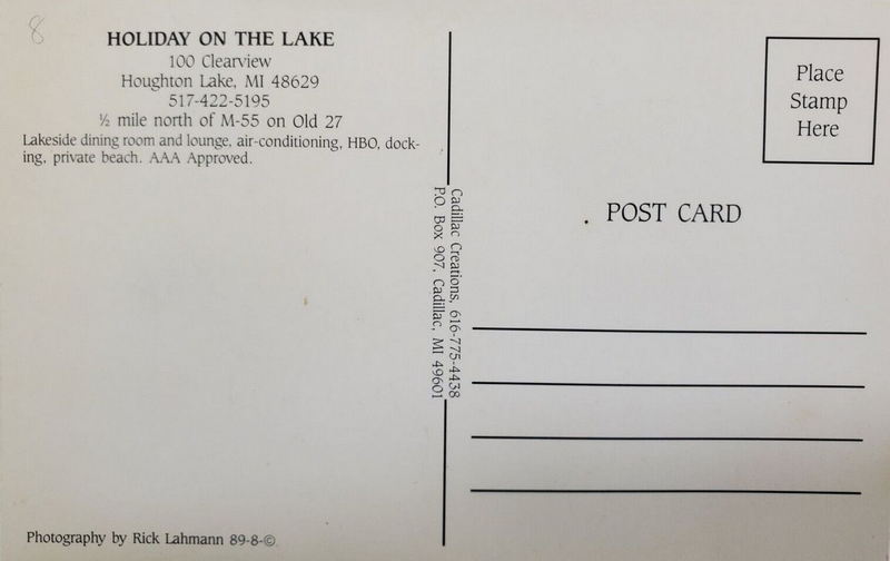 Holiday on the Lake Motel (Holiday Motel) - Vintage Postcard (newer photo)